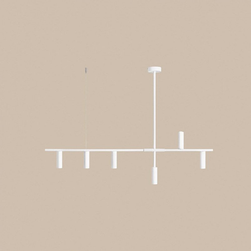 Lampa wisząca Trevo VI biała | Aldex - Minimalistyczny design