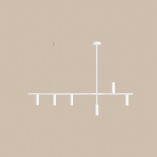 Lampa wisząca Trevo VI biała | Aldex - Minimalistyczny design