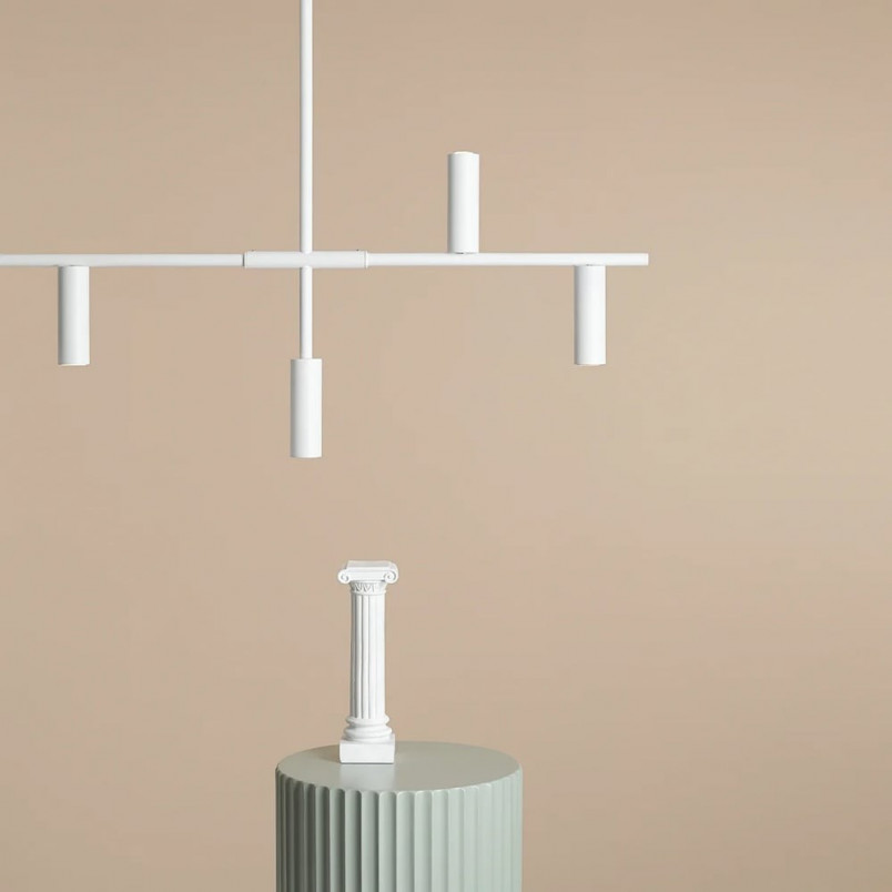Lampa wisząca Trevo VI biała | Aldex - Minimalistyczny design