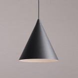 Lampa Wisząca Stożek Czarna Aldex | Form 24cm - Sklep Lamp