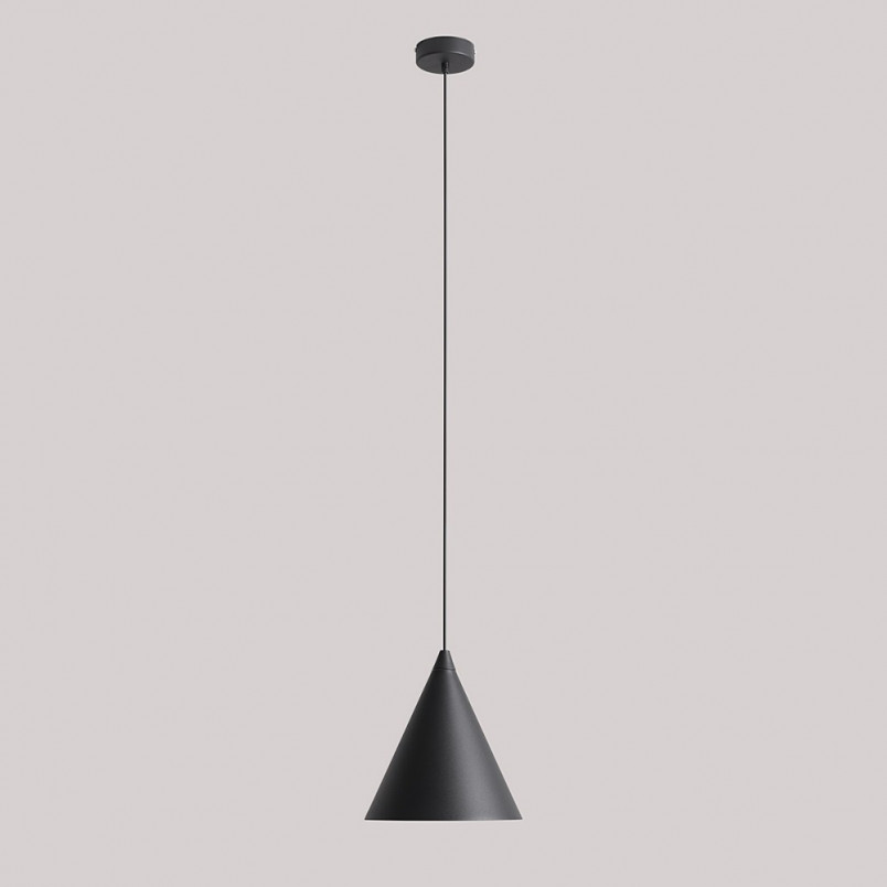 Lampa Wisząca Stożek Czarna Aldex | Form 24cm - Sklep Lamp