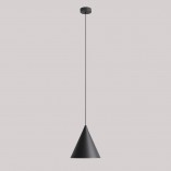 Lampa Wisząca Stożek Czarna Aldex | Form 24cm - Sklep Lamp
