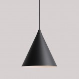 Lampa Wisząca Stożek Czarna Aldex | Form 24cm - Sklep Lamp