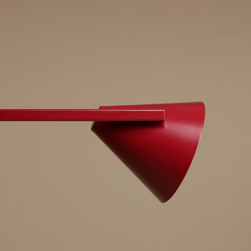 Lampa wisząca czerwona Aldex Form IV 120cm - Stylowe oświetlenie