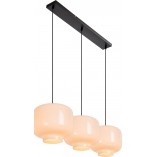 Lampa Wisząca Medine III | Lucide - Szklana, Biała, 90cm