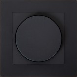Ściemniacz ścienny podtynkowy NL LED 7,6x7,6cm czarny Lucide