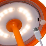 Lampa ogrodowa na stół Joy pomarańczowa Lucide