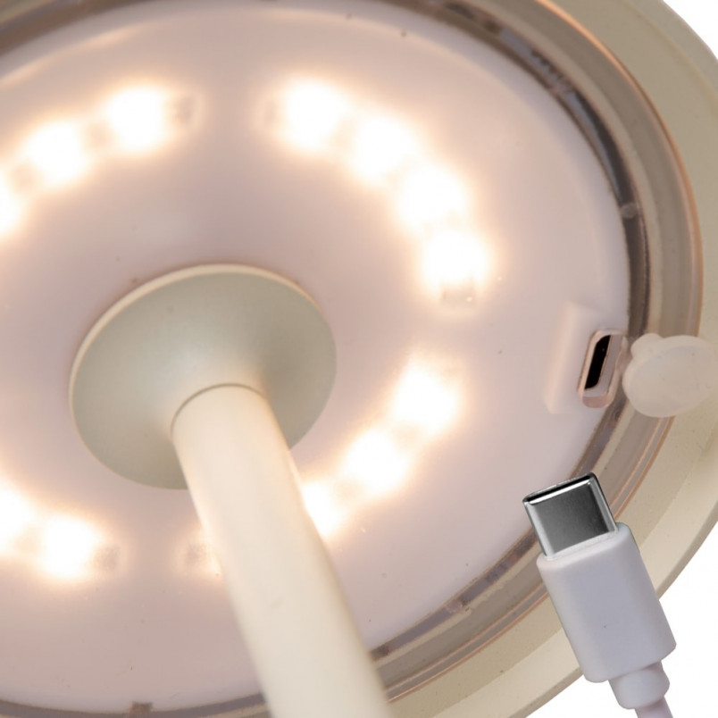 Lampa stołowa Joy biała Lucide | Ogród i Taras