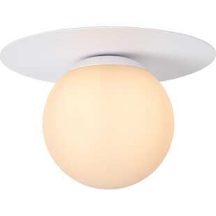 Plafon szklana kula Tricia 25cm biały Lucide