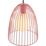 Lampa wisząca druciana Macarons 24cm różowa Lucide