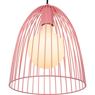 Lampa wisząca druciana Macarons 24cm różowa Lucide