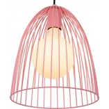 Lampa wisząca druciana Macarons 24cm różowa Lucide