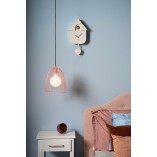 Lampa wisząca druciana Macarons 24cm różowa Lucide