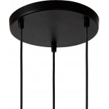 Lampa wisząca szklana potrójna Medine III 46cm biała Lucide