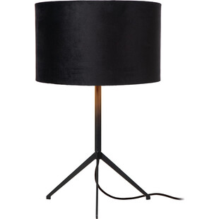 Lampa stołowa czarna Tondo Lucide | Elegancki design
