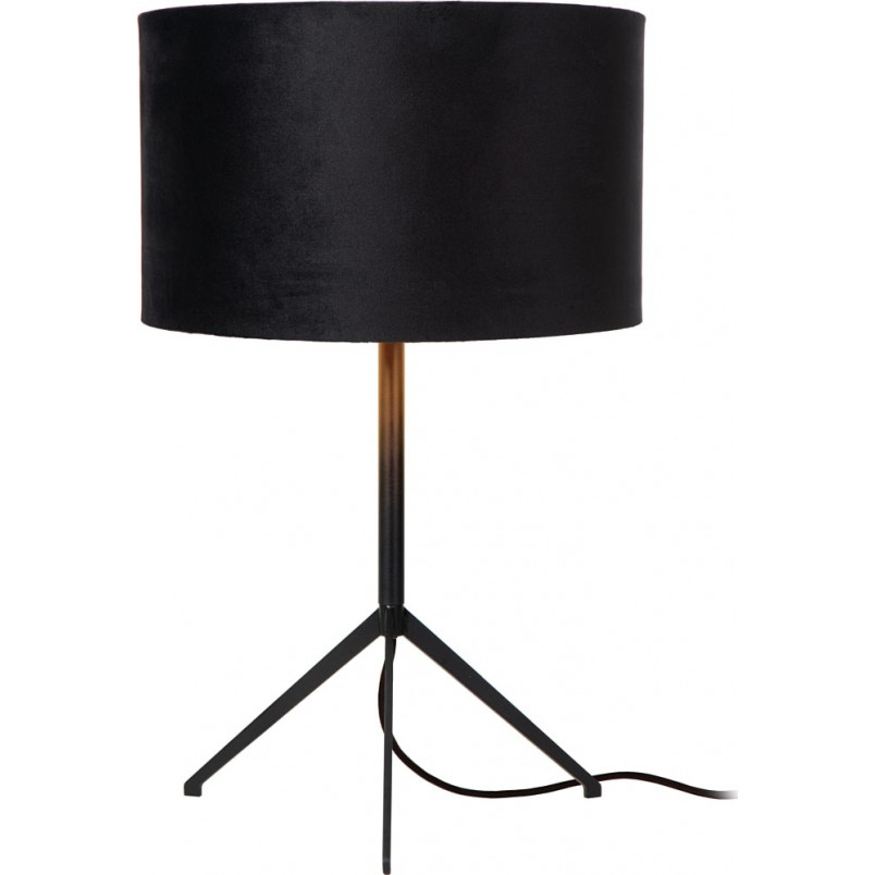 Lampa stołowa czarna Tondo Lucide | Elegancki design