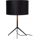 Lampa stołowa czarna Tondo Lucide | Elegancki design
