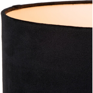 Lampa stołowa Tondo - czarny/mosiądz Lucide | Elegancki design