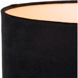 Lampa stołowa Tondo - czarny/mosiądz Lucide | Elegancki design