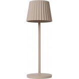 Lampa ogrodowa na stół Justine LED kremowa Lucide