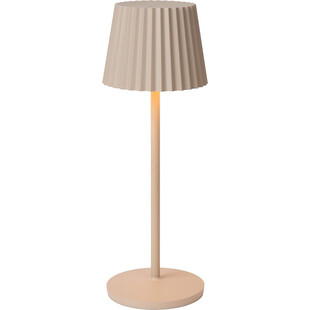 Lampa ogrodowa na stół Justine LED kremowa Lucide