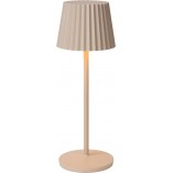 Lampa ogrodowa na stół Justine LED kremowa Lucide