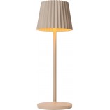 Lampa ogrodowa na stół Justine LED kremowa Lucide