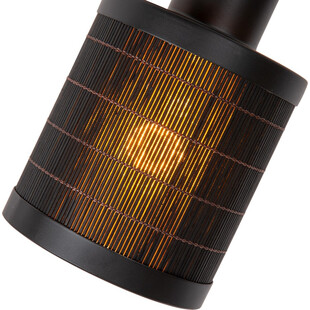 Reflektor sufitowy Boho Tagalog II czarny | Lucide