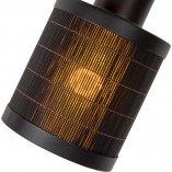 Reflektor sufitowy boho Tagalog czarny Lucide - Odkryj styl!