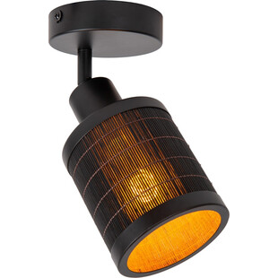 Reflektor sufitowy boho Tagalog czarny Lucide