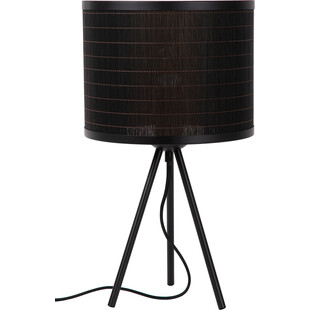 Lampa stołowa bambusowa boho Tagalog czarna Lucide