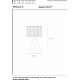 Lampa stołowa bambusowa Tagalog czarna | Lucide