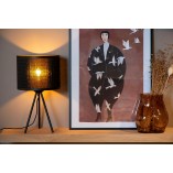 Lampa stołowa bambusowa Tagalog czarna | Lucide