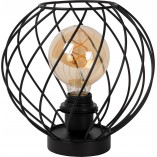 Lampa stołowa Danza czarna - Lucide | Loftowa | Kup online