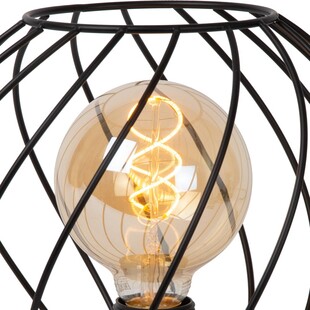 Lampa stołowa Danza czarna - Lucide | Loftowa | Kup online