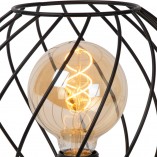 Lampa stołowa Danza czarna - Lucide | Loftowa | Kup online