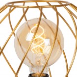 Lampa stołowa Danza - Mosiądz, Lucide | Eleganckie oświetlenie