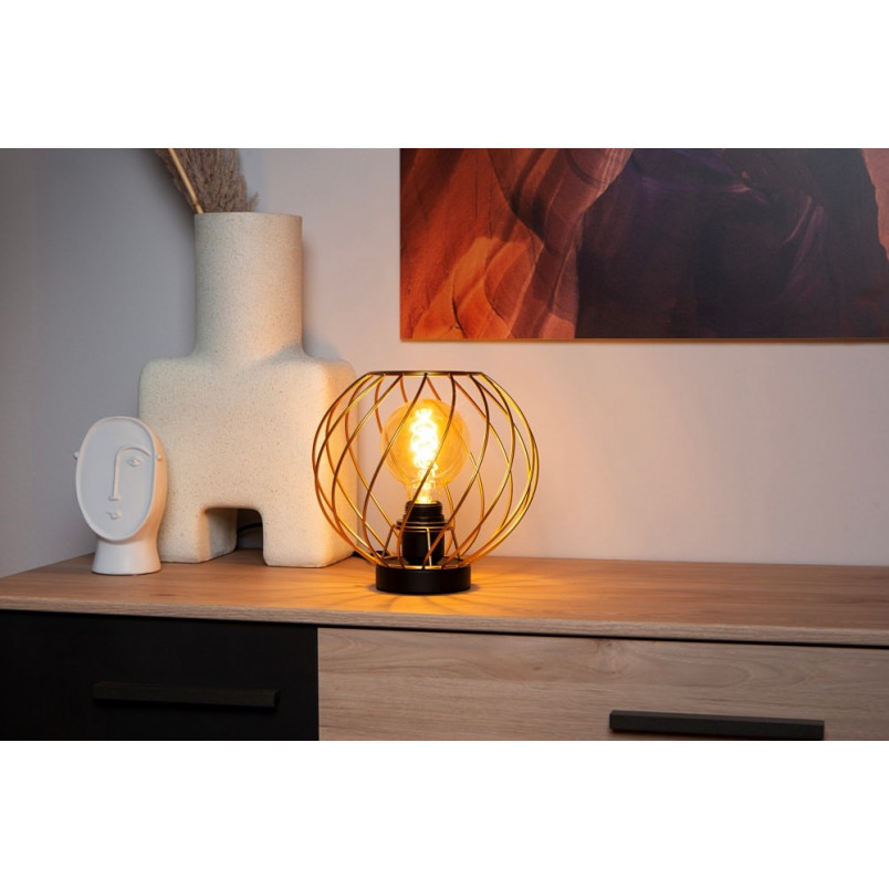 Lampa stołowa Danza - Mosiądz, Lucide | Eleganckie oświetlenie