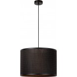 Lampa wisząca bambusowa Tagalog | Lucide - Boho czarna