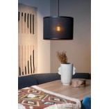 Lampa wisząca bambusowa Tagalog | Lucide - Boho czarna