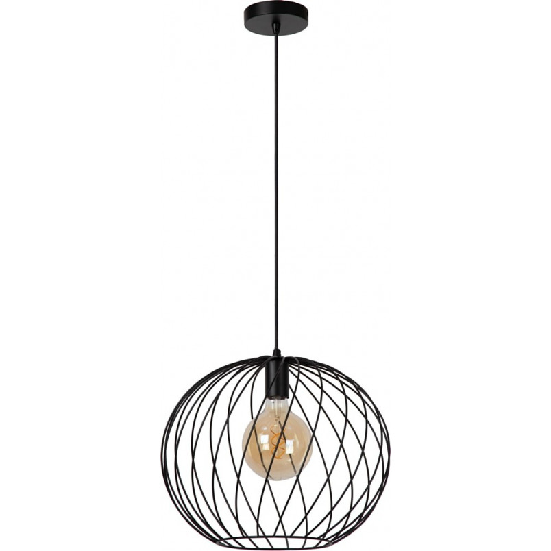 Lampa wisząca Danza czarna - nowoczesny styl loft | Lucide