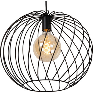 Lampa wisząca Danza czarna - nowoczesny styl loft | Lucide