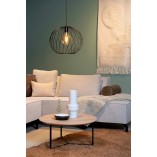 Lampa wisząca Danza czarna - nowoczesny styl loft | Lucide