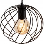 Lampa wisząca Danza czarna - Lucide | Nowoczesny design