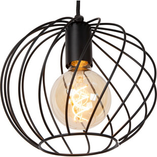 Lampa wisząca Danza czarna - Lucide | Nowoczesny design
