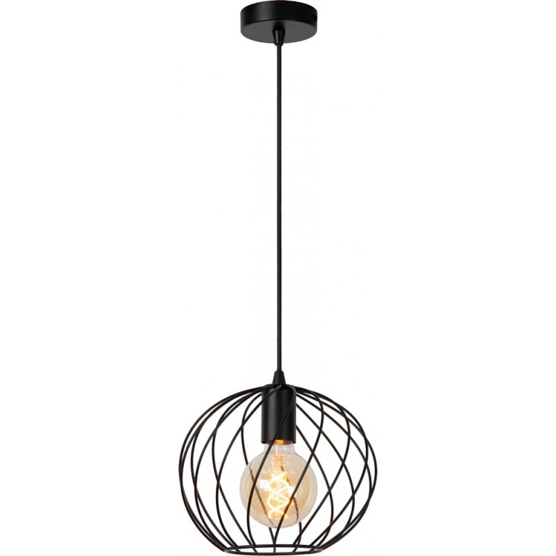 Lampa wisząca Danza czarna - Lucide | Nowoczesny design