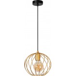 Lampa wisząca druciana kula Danza 25cm matowe złoto Lucide