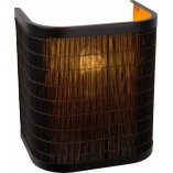 Kinkiet Bambusowy Boho Tagalog Czarny | Lucide
