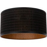 Plafon bambusowy boho Tagalog 40cm czarny Lucide