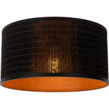 Plafon bambusowy boho Tagalog 40cm czarny Lucide